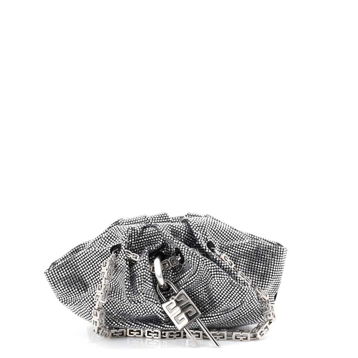 Givenchy GIVENCHY Kenny Shoulder Bag Crystal Embellished Satin Mini