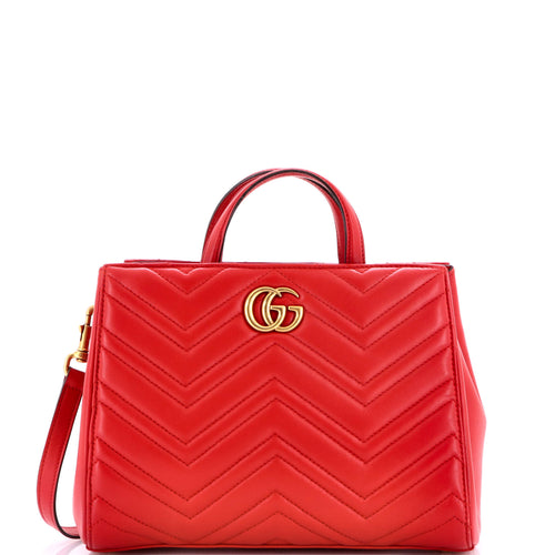 GUCCI GG Marmont Tote Matelasse Leather Small