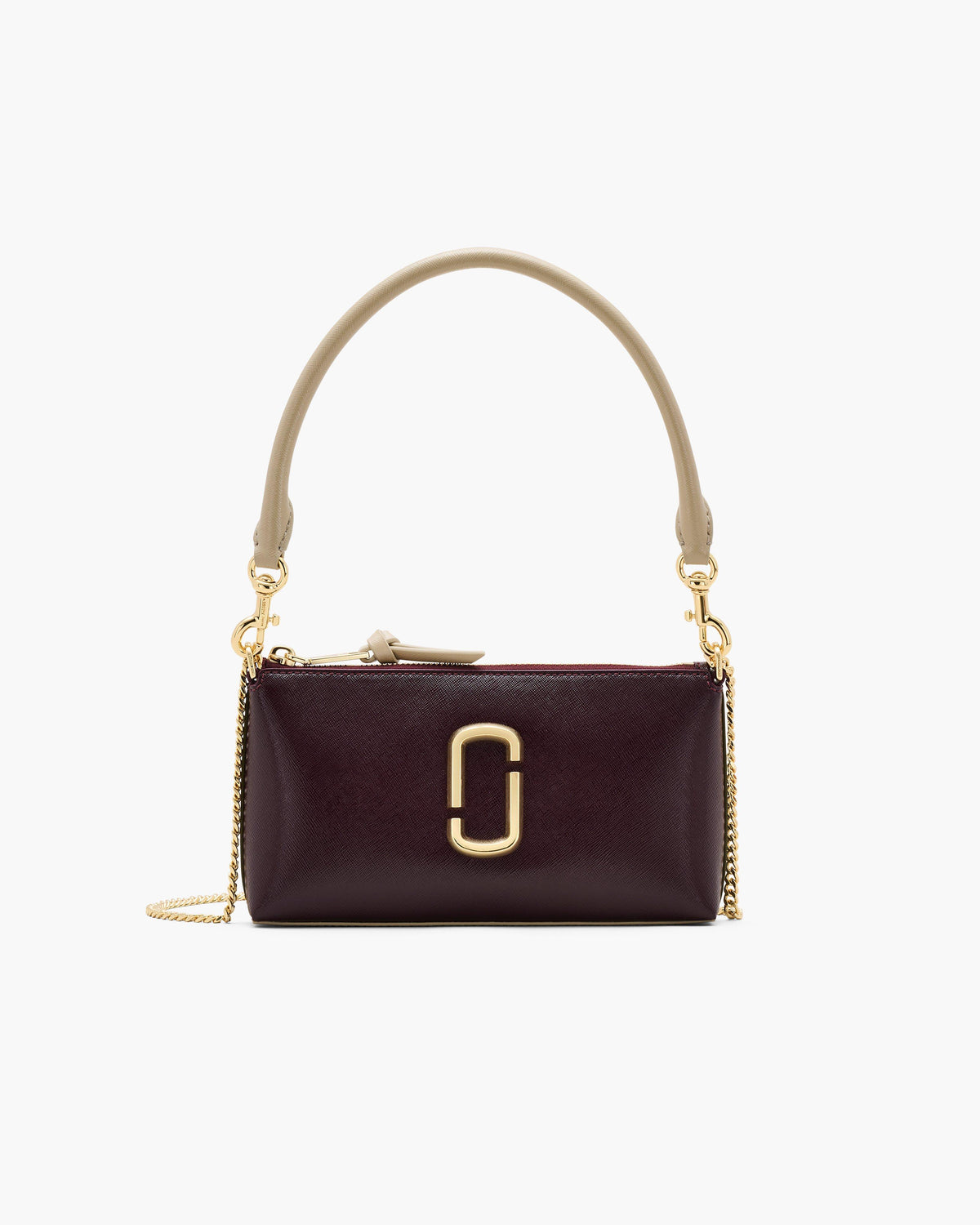 Marc Jacobs Marc Jacobs The Snapshot Convertible Shoulder Bag in Dark Plum Multi