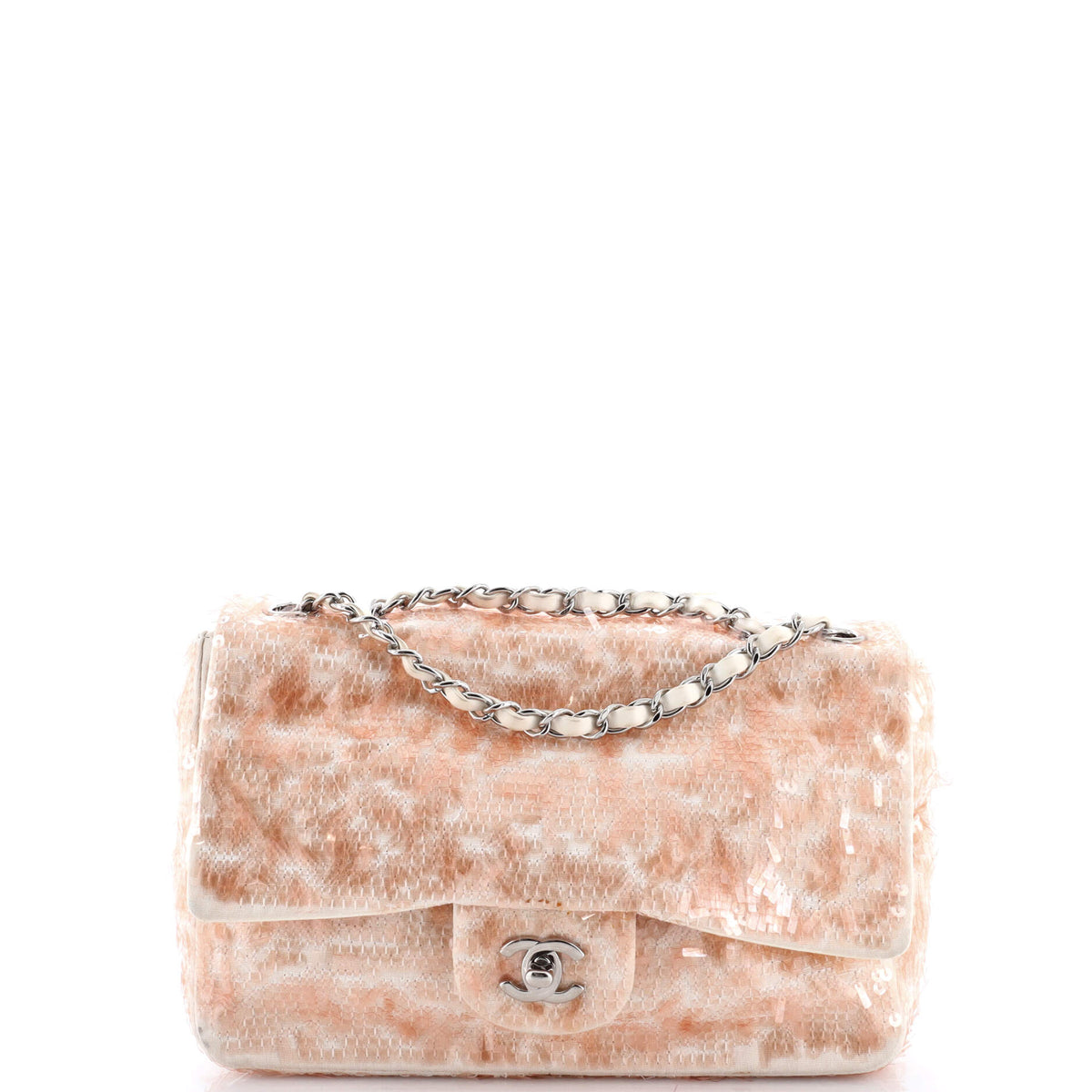 Chanel CHANEL Classic Single Flap Bag Sequins Small