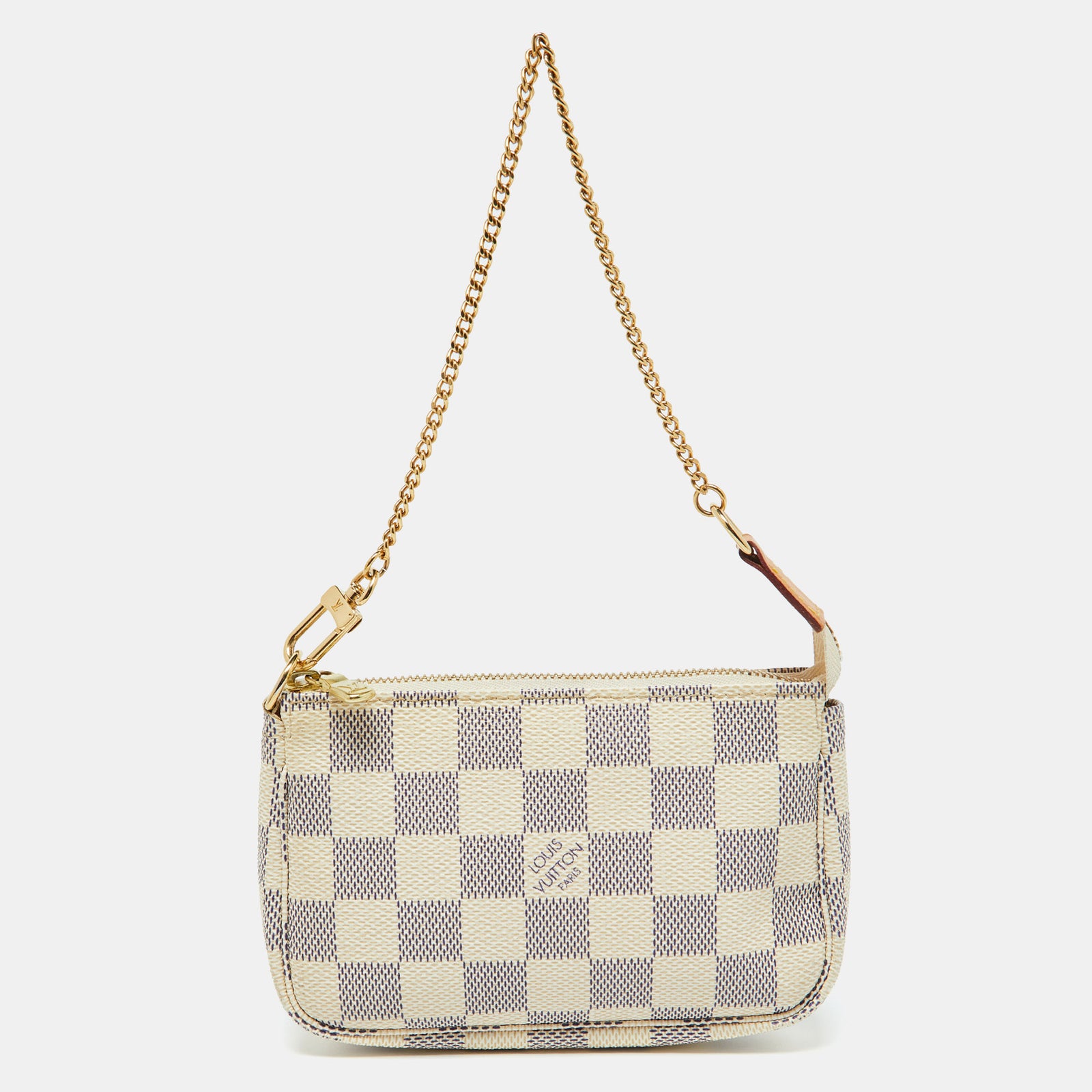 Louis Vuitton Mini Pochette Accessoires en Toile Damier Azur