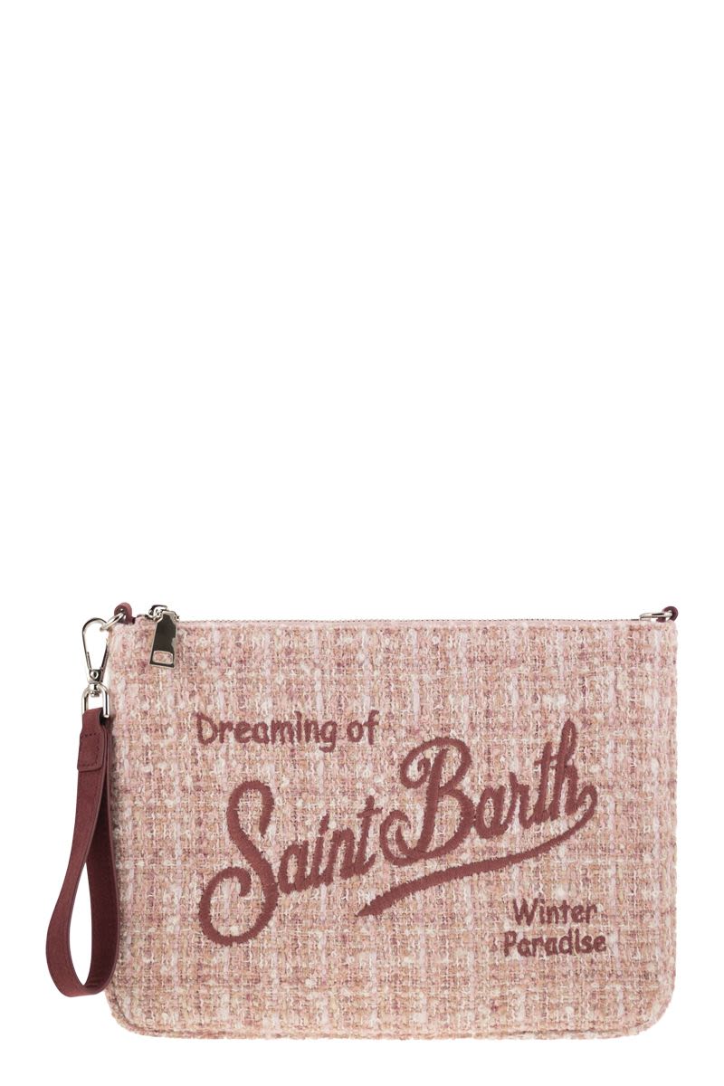 Mc2 Saint Barth Pochette Bag With Shoulder Strap in Pink | PAR0009