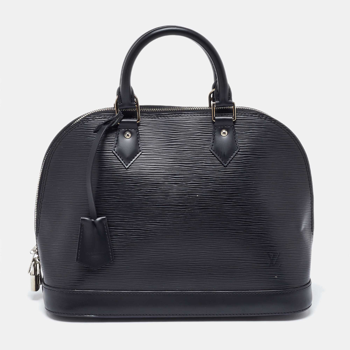 Louis Vuitton Black Epi Leather Alma PM Bag
