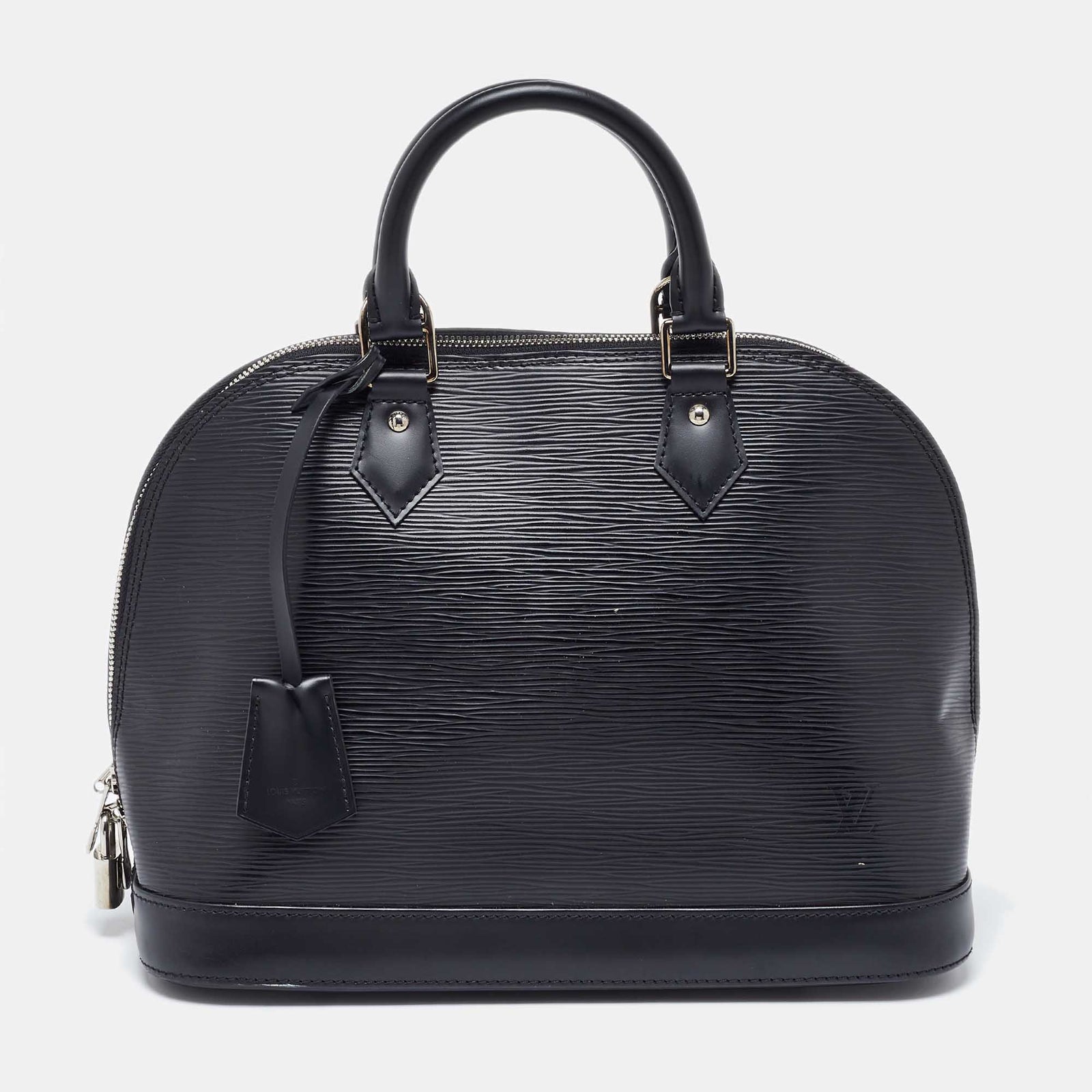 Louis Vuitton Sac Alma PM en cuir épi noir