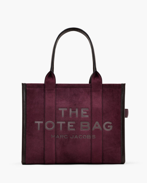 Marc Jacobs The Suede Large Tote Bag in Dark Plum
