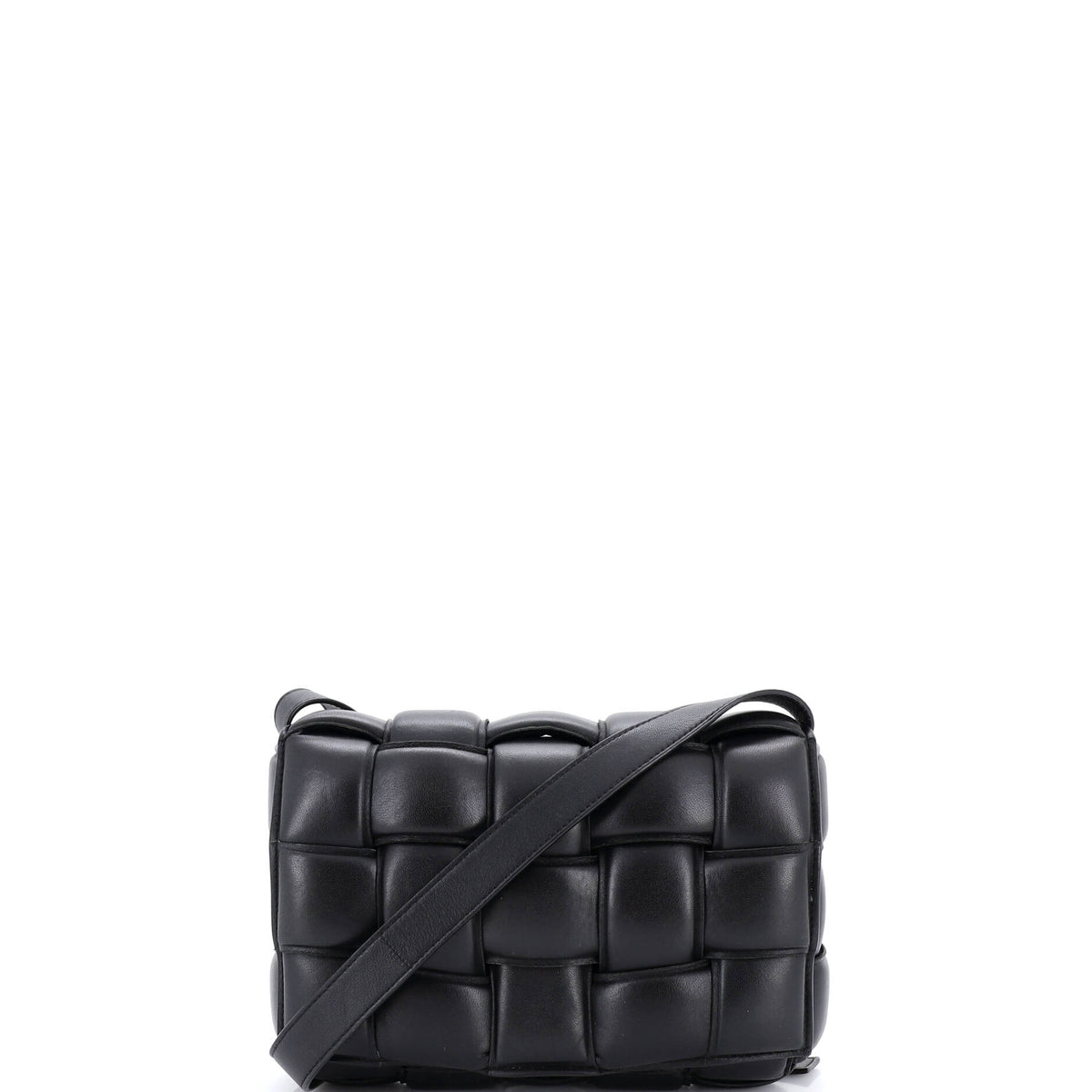 Bottega Veneta Cassette Crossbody Bag Padded Maxi Intrecciato Leather Small
