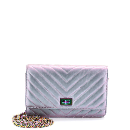 CHANEL Reissue 2.55 Wallet on Chain Chevron Lambskin