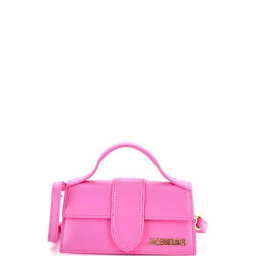 Le Bambino Top Handle Flap Bag Leather