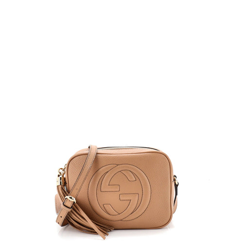GUCCI Soho Disco Crossbody Bag Leather Small