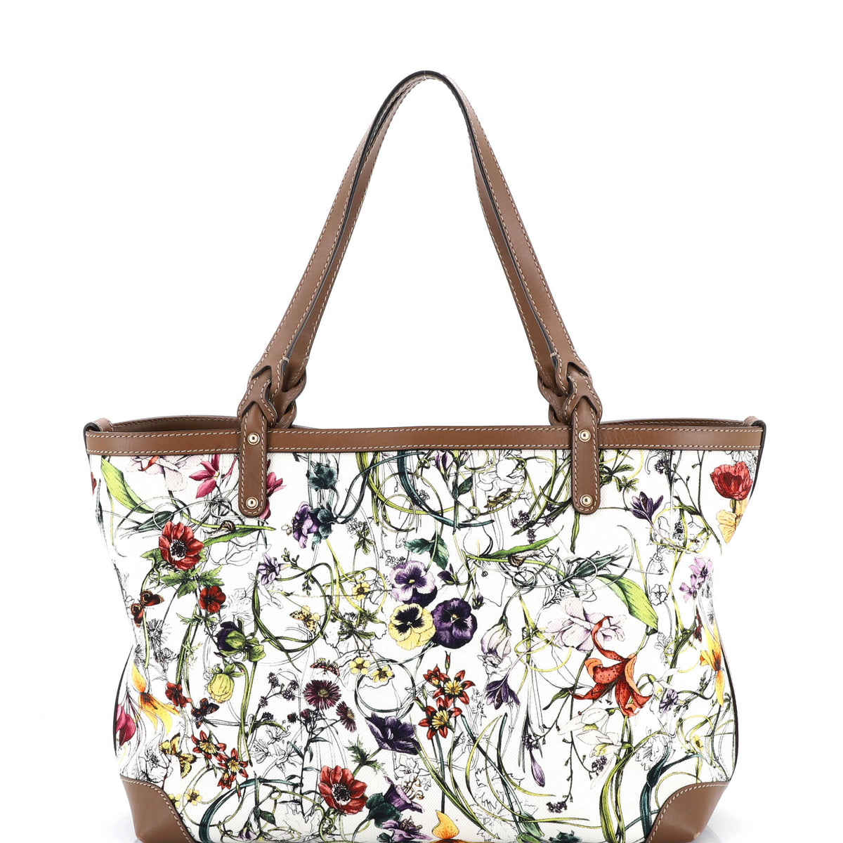Gucci GUCCI Craft Tote Flora Canvas Medium