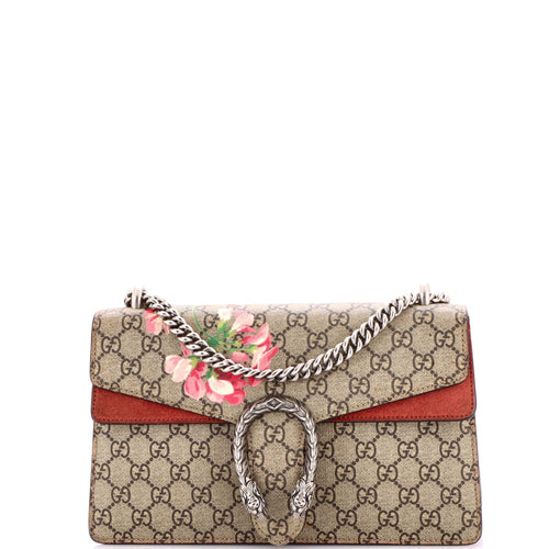 GUCCI Dionysus Bag Blooms Print GG Coated Canvas Small