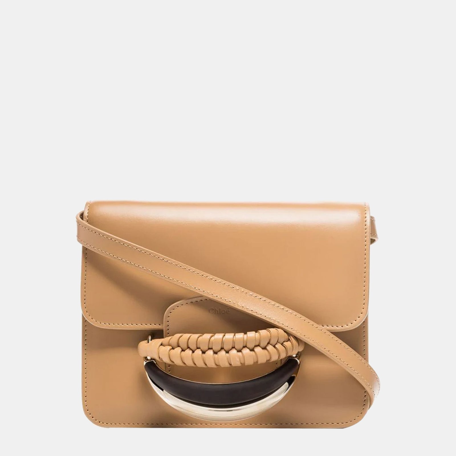 Chloe Beige - Leather - Crossbody bag