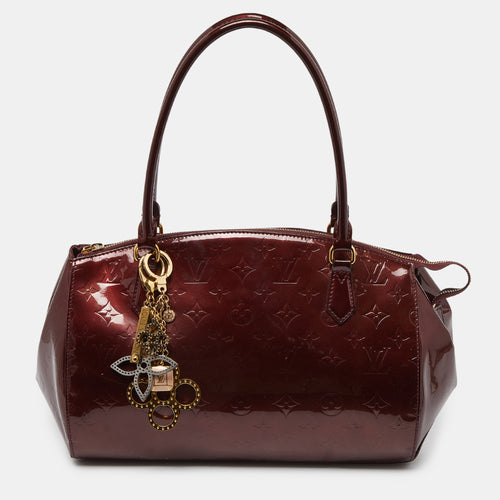 Rouge Fauviste Monogram Vernis Sherwood GM Bag