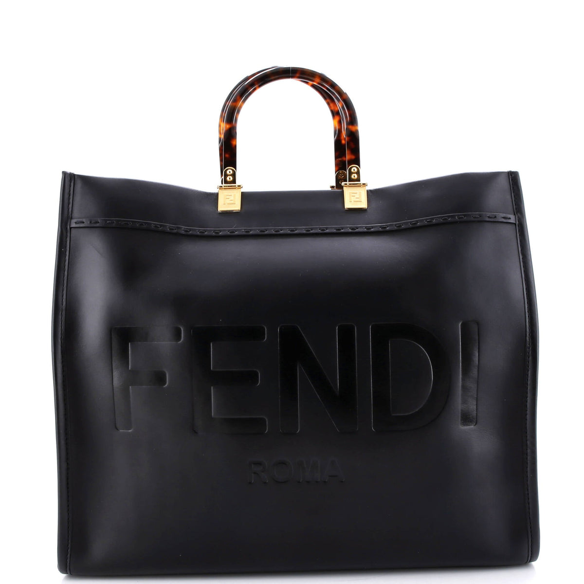 Fendi FENDI Sunshine Shopper Tote Leather Large