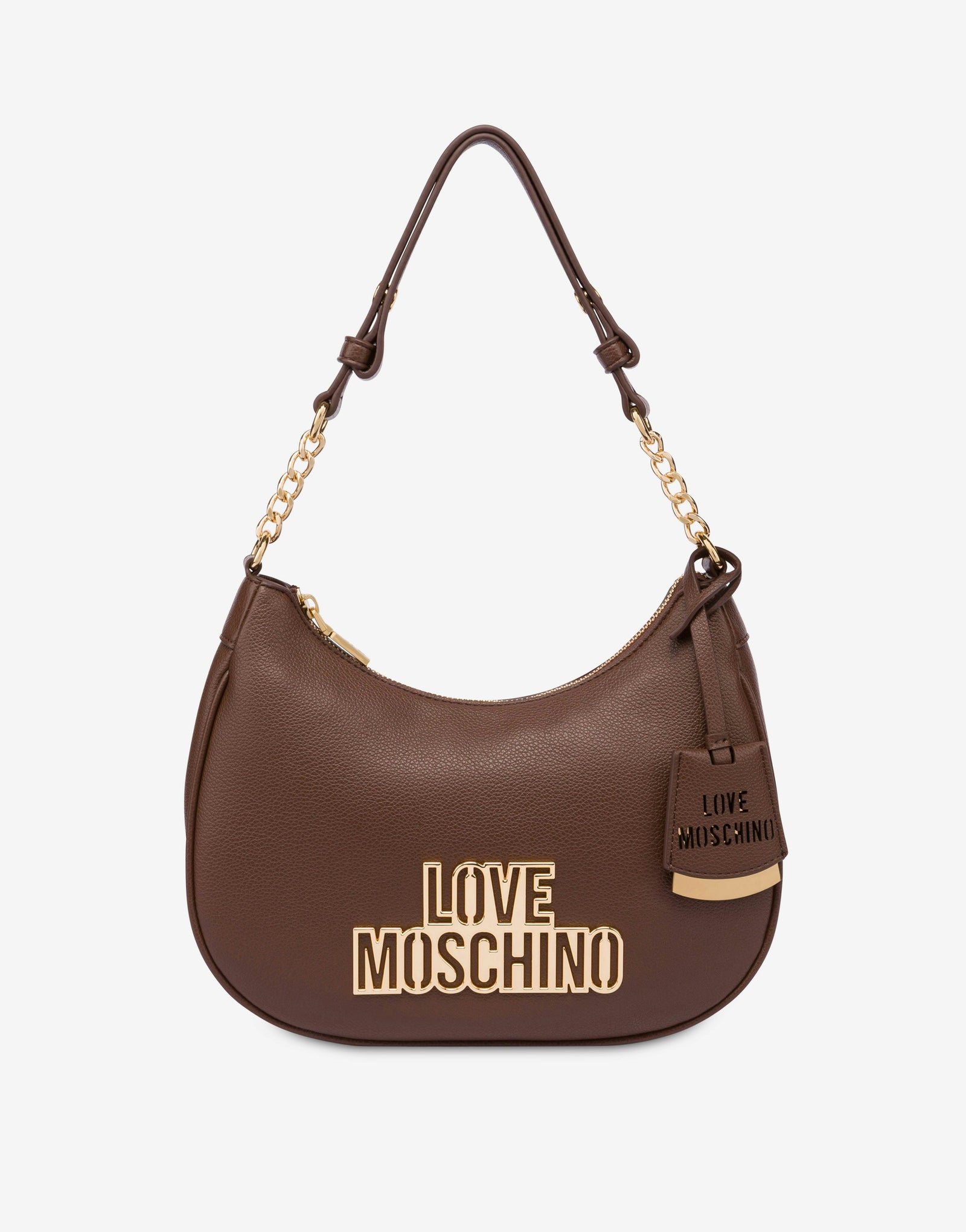 Love Moschino Sac Hobo avec logo découpé