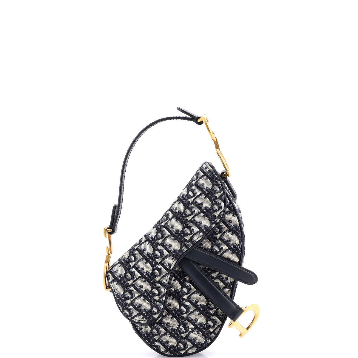 Christian Dior Saddle Handbag Oblique Canvas Mini