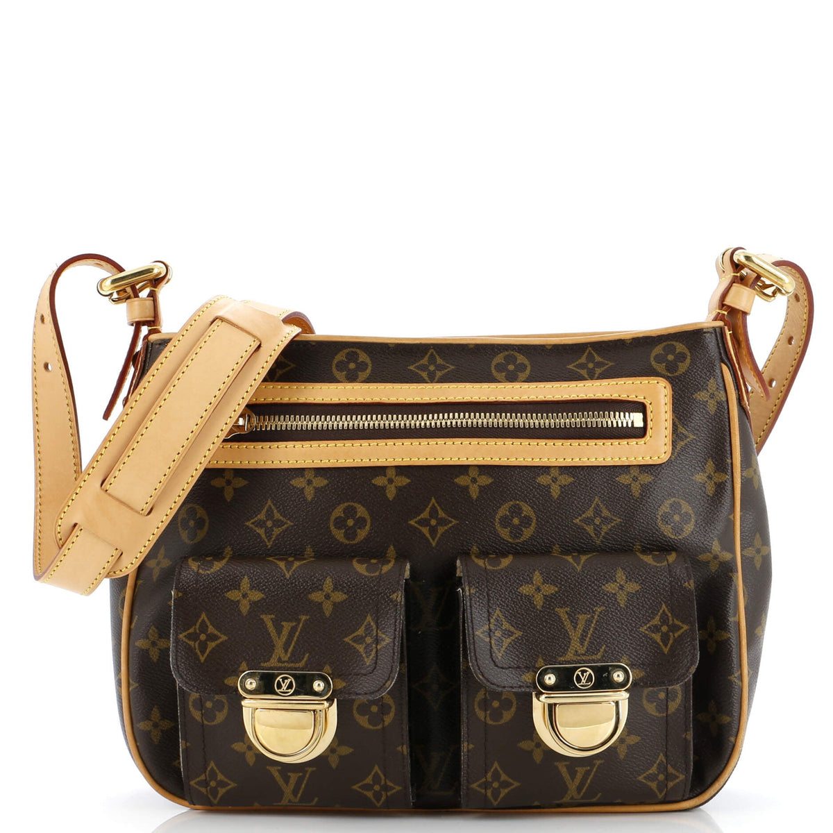 Louis Vuitton Hudson Handbag Monogram Canvas GM