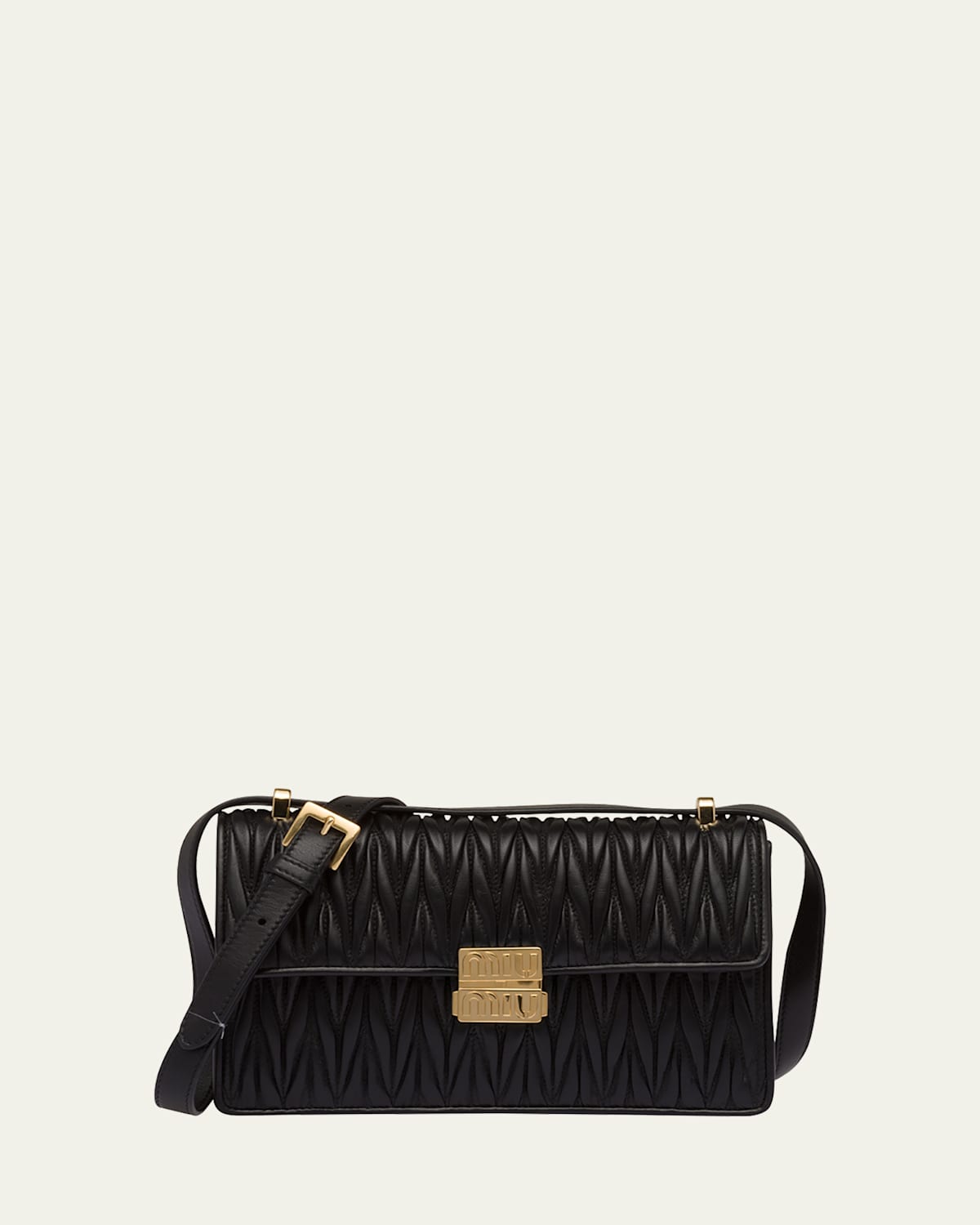 Miu Miu Quilted Leather Shoulder Bag