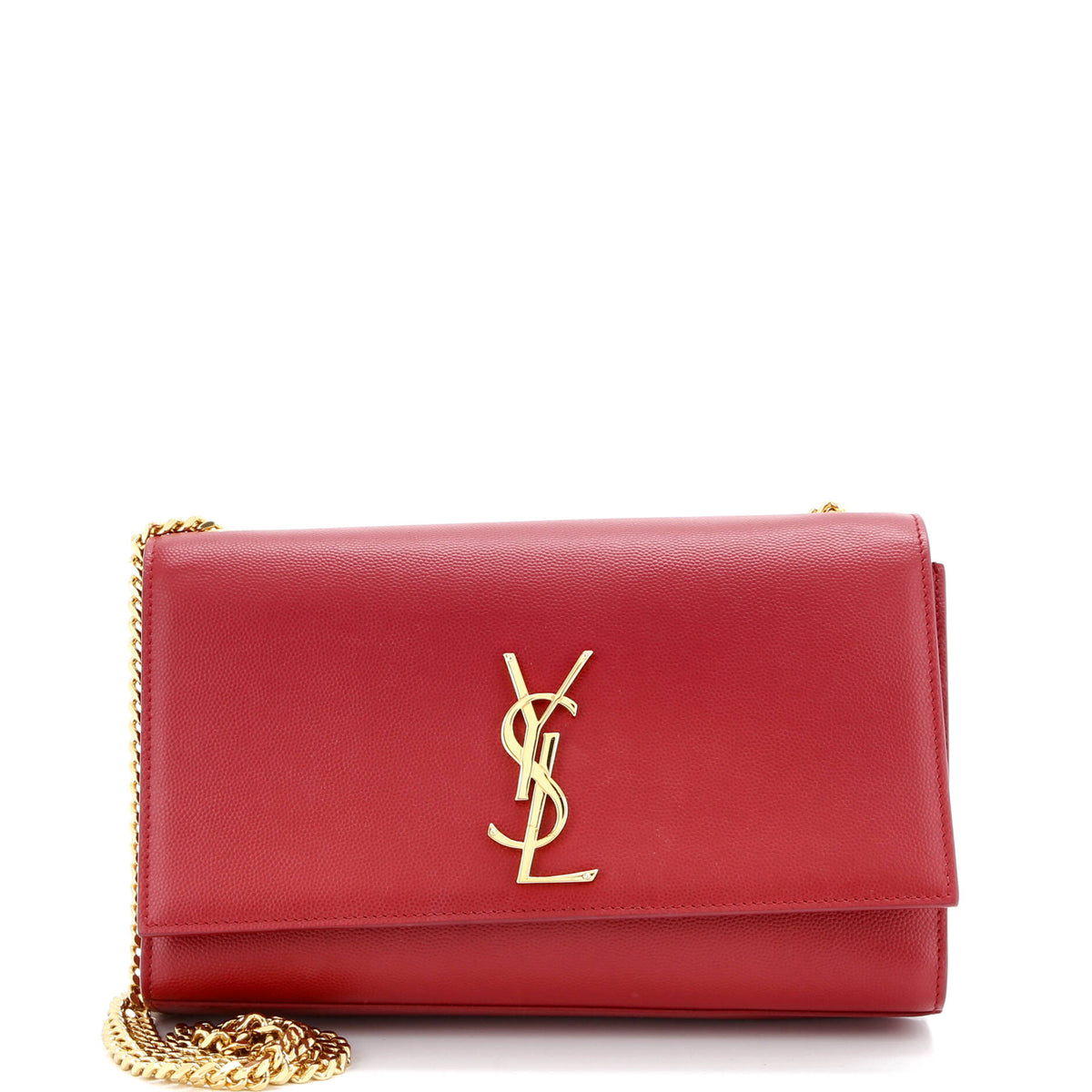 Saint Laurent Classic Monogram Crossbody Bag Grainy Leather Medium
