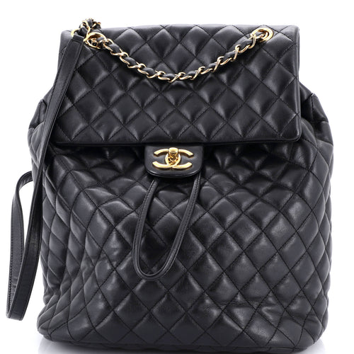 CHANEL Urban Spirit Backpack Quilted Lambskin Large