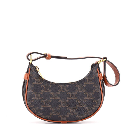 CELINE Ava Bag Triomphe Coated Canvas Mini
