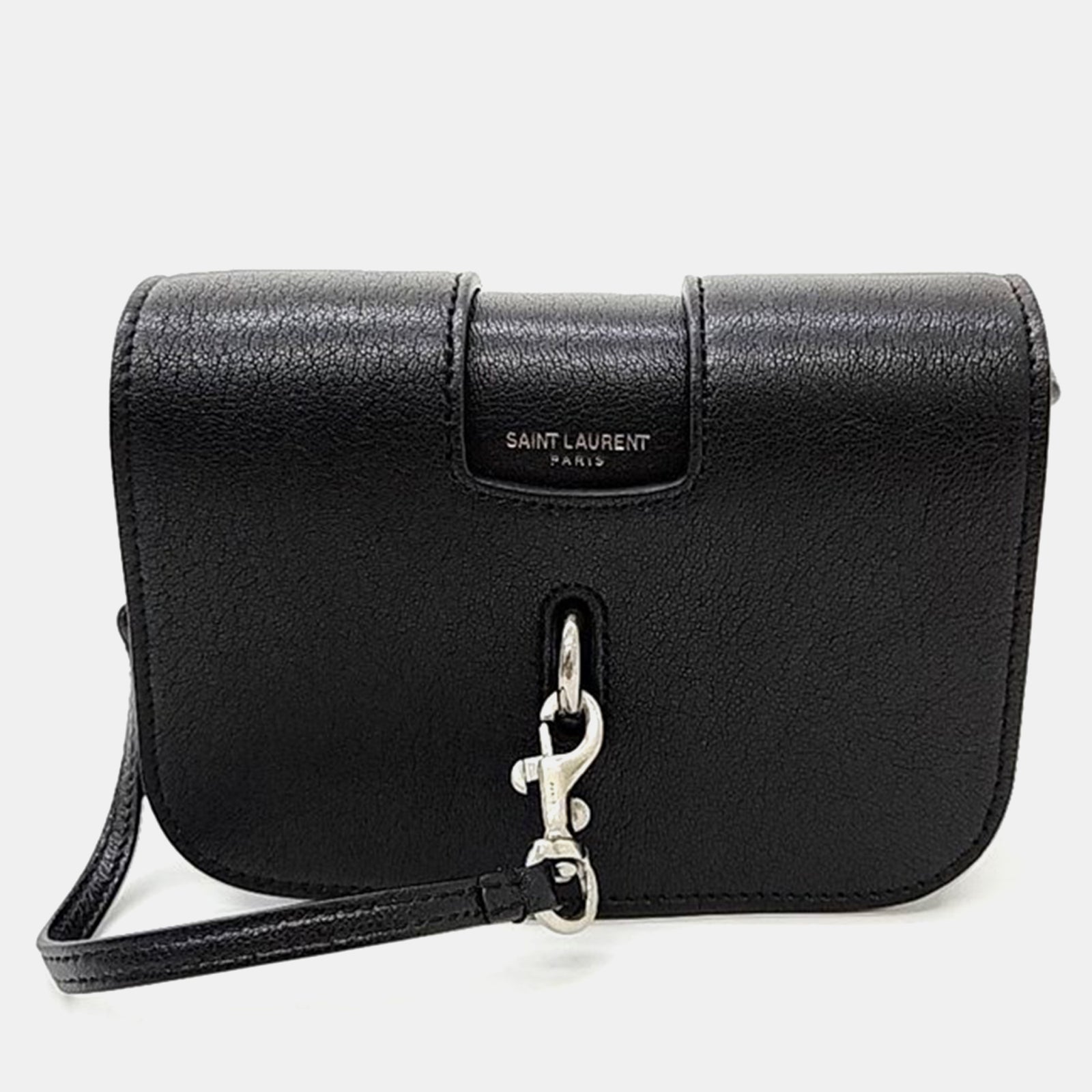 Saint Laurent Paris Leather Charlotte Shoulder Bag