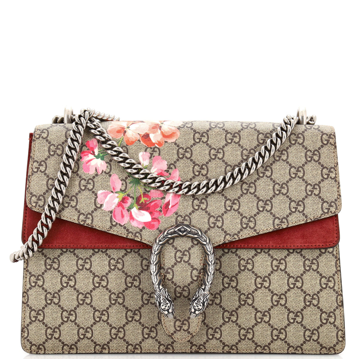Gucci GUCCI Dionysus Bag Blooms Print GG Coated Canvas Small