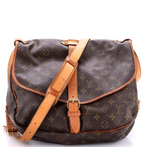 Saumur Handbag Monogram Canvas 35