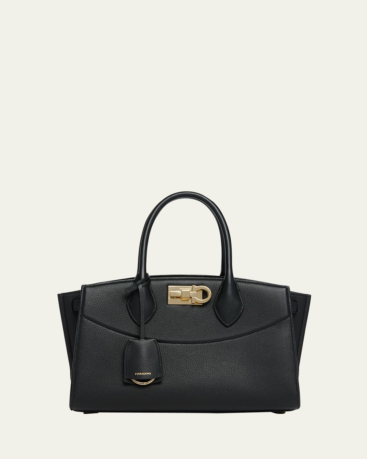 Ferragamo The New Studio Soft Leather Top-Handle Bag