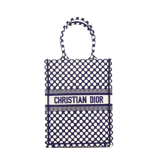 Book Tote Printed Canvas Vertical