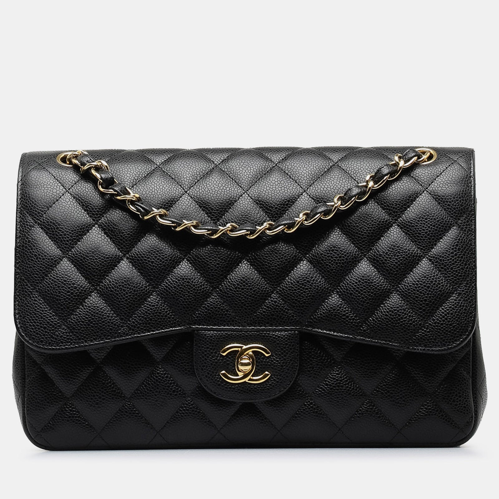 Chanel Jumbo Classic Caviar Double Flap