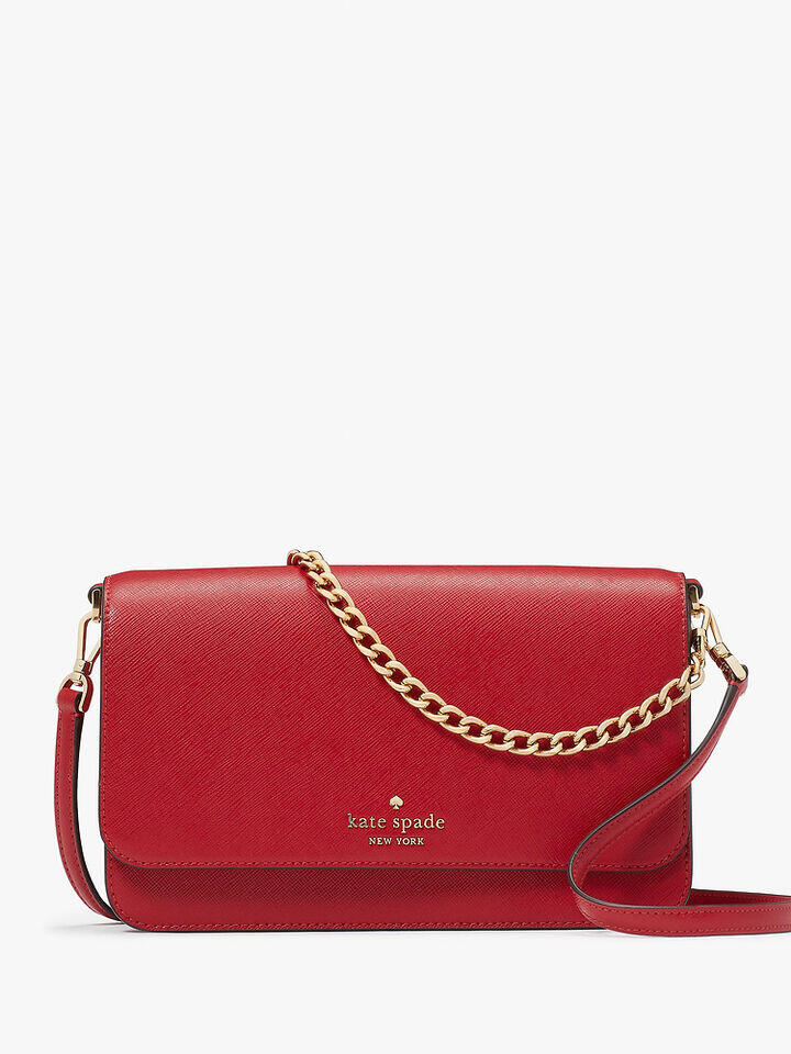 Kate Spade Au Madison Saffiano Leather Flap Convertible Crossbody