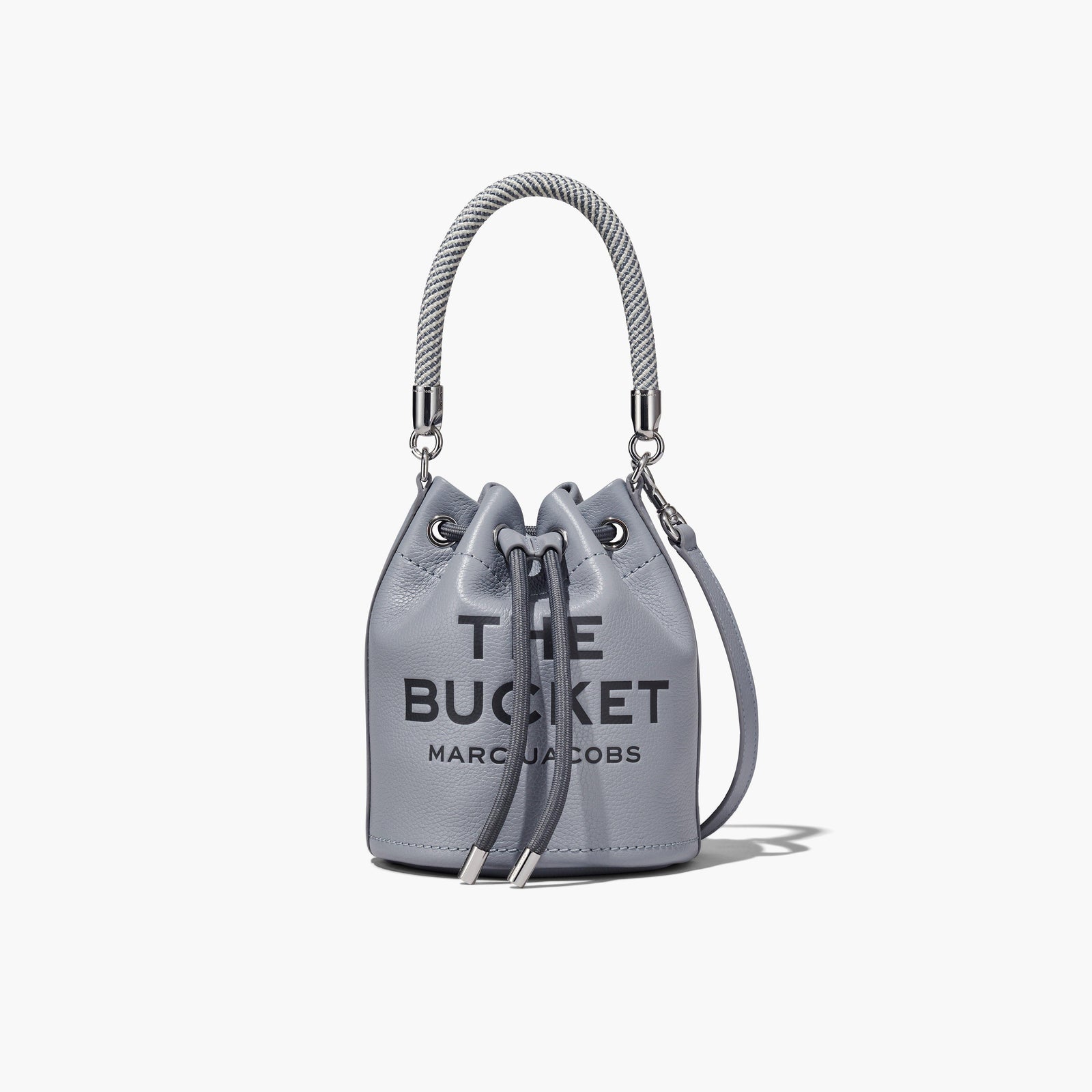 Marc Jacobs The Leather Bucket Bag in Wolf Grey