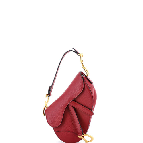 Saddle Handbag Leather Mini