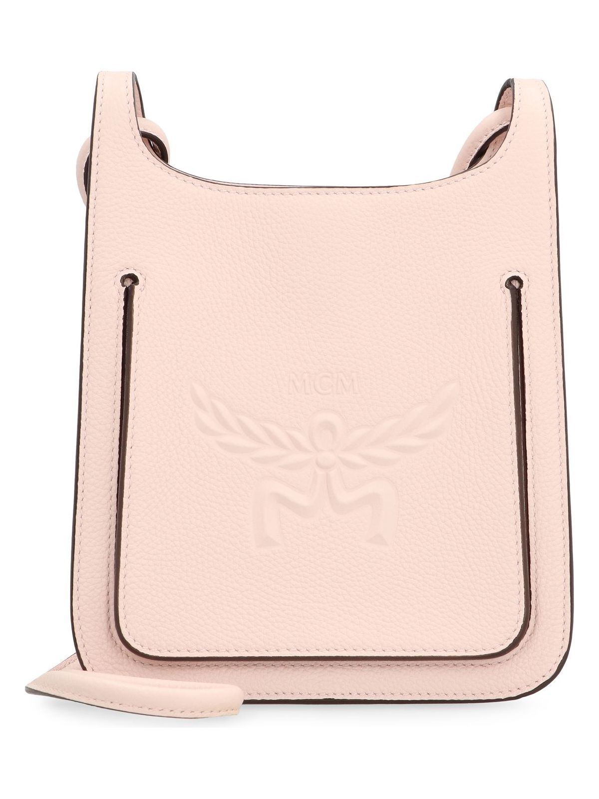 Mcm Women's Himmel Mini Leather Hobo Bag in Pink | MWHESAC01 Color P7