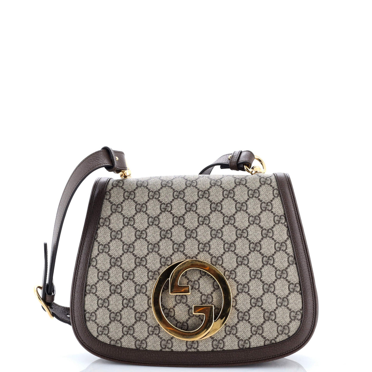 Gucci GUCCI Blondie NM Top Handle Bag GG Coated Canvas Medium
