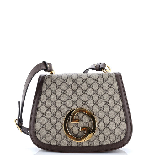 GUCCI Blondie NM Top Handle Bag GG Coated Canvas Medium
