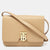 Beige Grain Leather Medium TB Shoulder Bag