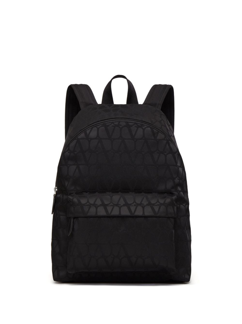 Valentino Garavani Men's Toile Iconographe Backpack in Black | 5Y2B0C62CSH
