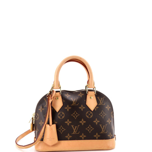 Alma Handbag Monogram Canvas BB
