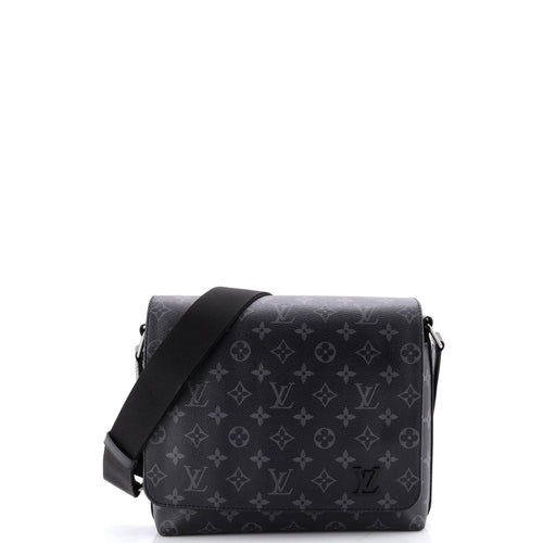 District Messenger Bag Monogram Eclipse Canvas PM