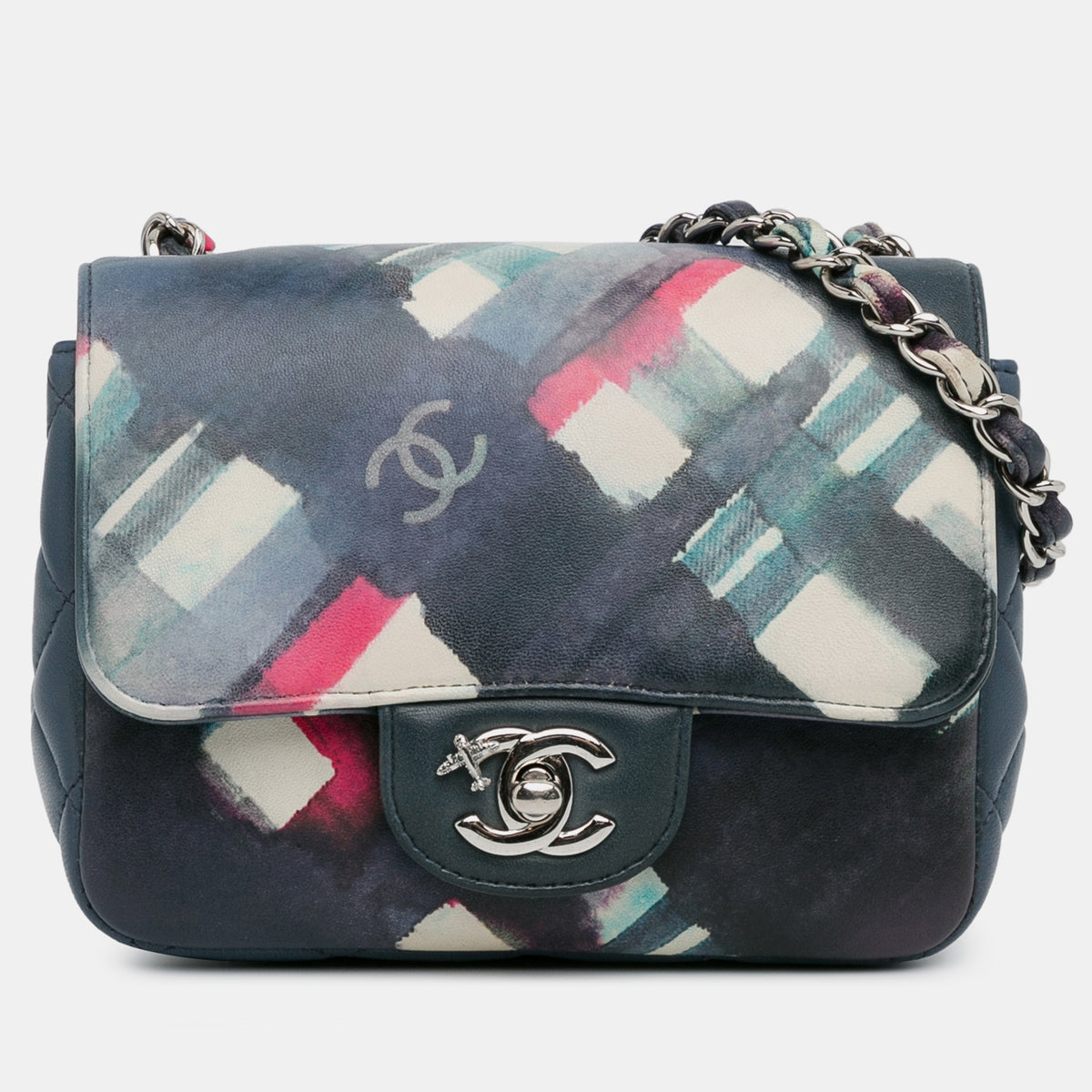 Chanel Mini Square Classic Calfskin Airline Flap