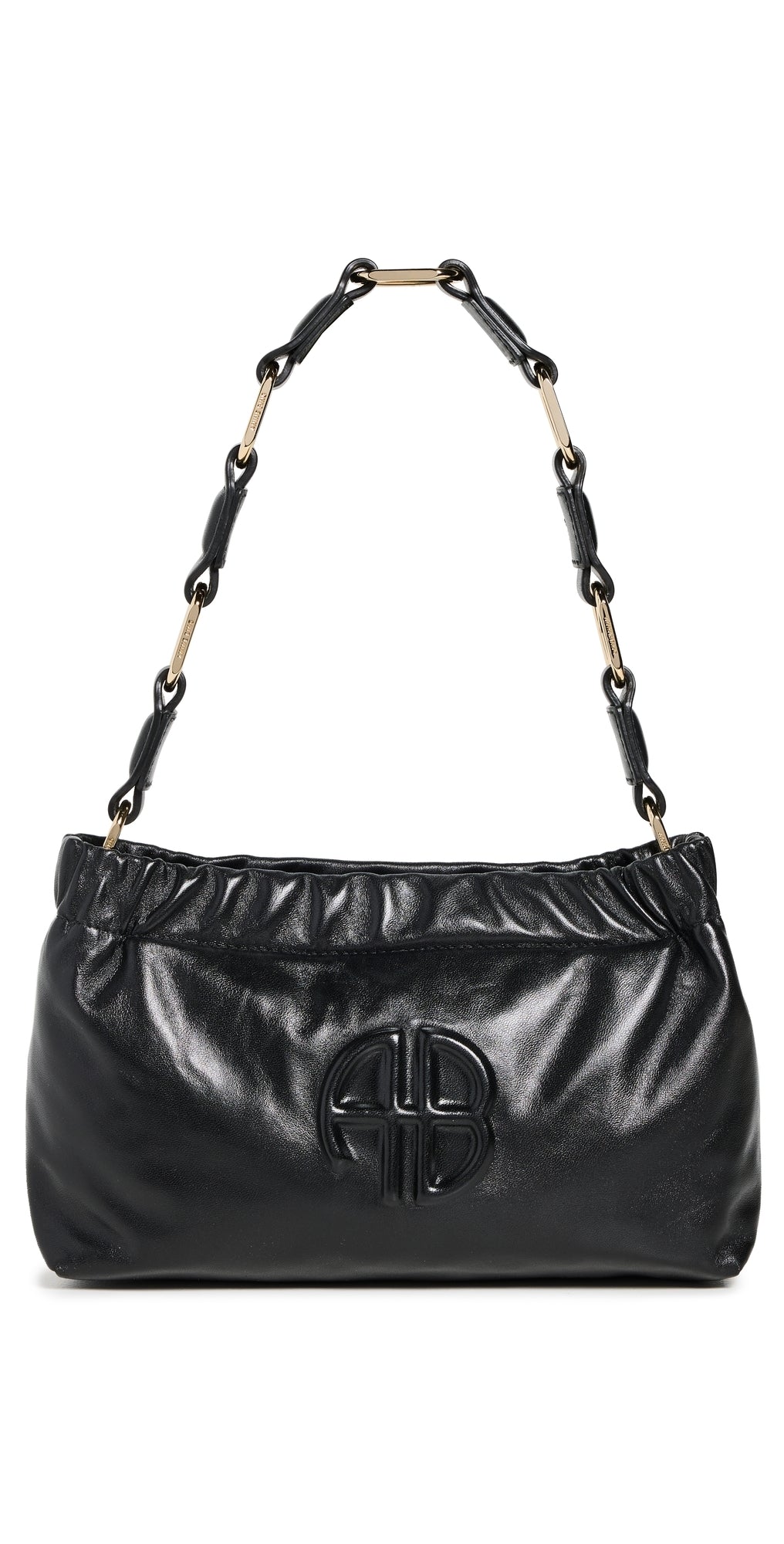 Anine Bing Small Kate Shoulder Bag Black One Size