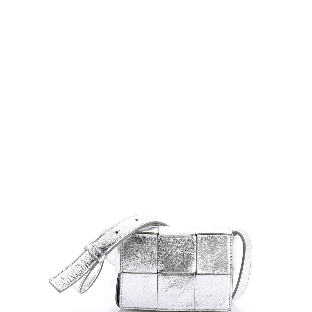 Bottega Veneta Cassette Crossbody Bag Maxi Intrecciato Leather Extra Mini