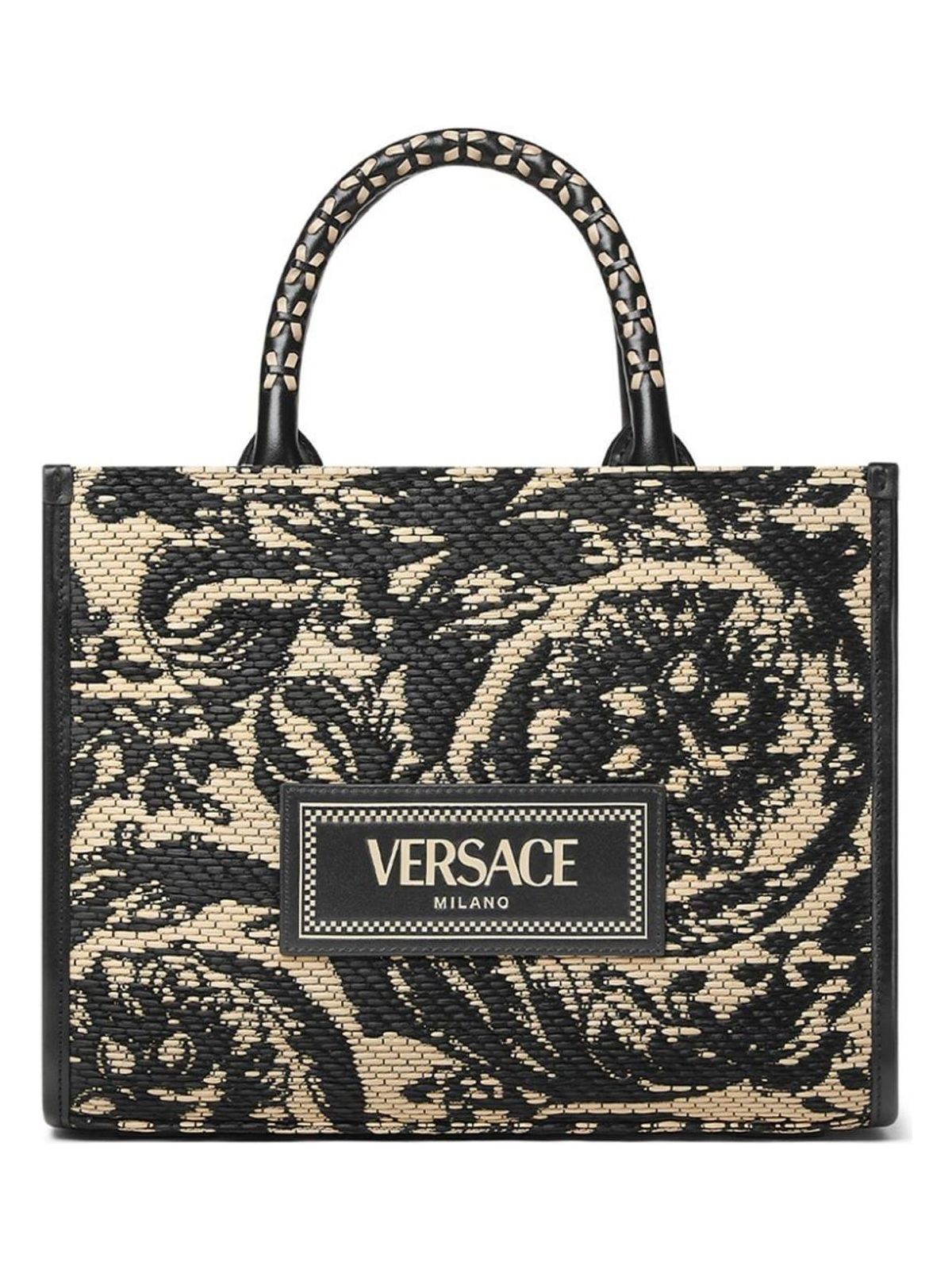 Versace Women's Small Barocco Athena Tote Bag | 10115641A11311