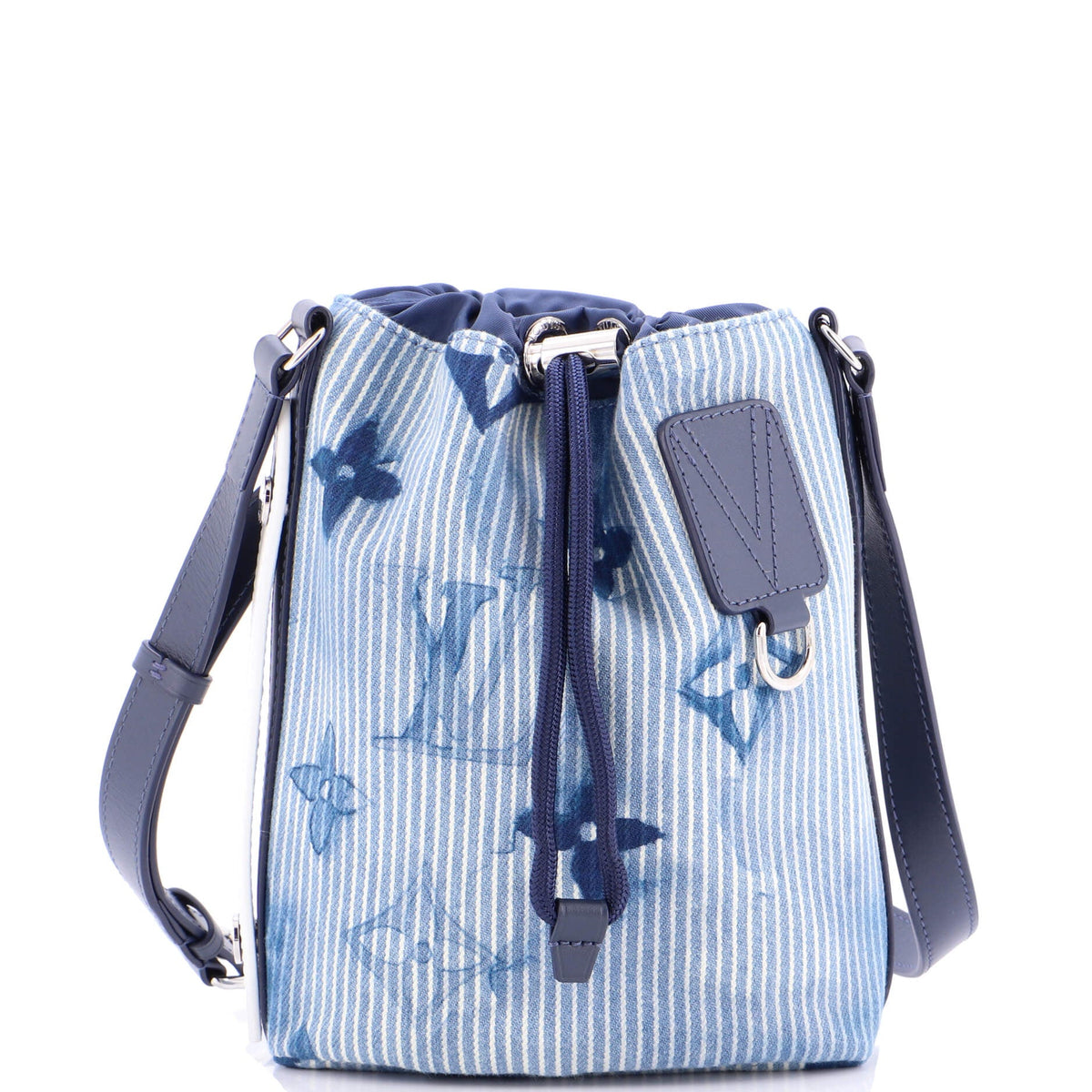 Louis Vuitton Sac Marin Bag Limited Edition Monogram Watercolor Stripes Denim BB