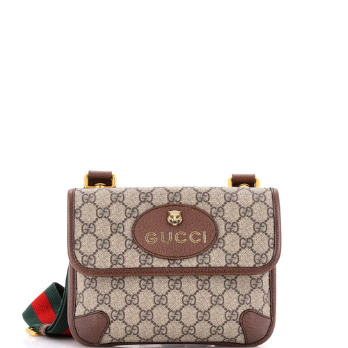 GUCCI Neo Vintage Flap Messenger GG Coated Canvas Small