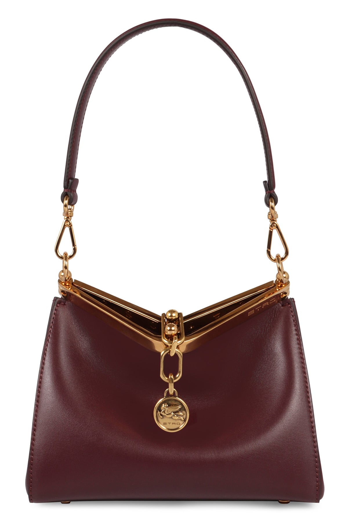 Etro Women's Garnet Sail Bag With Golden Closure in Red | WP1B0001AU022R0108R0108