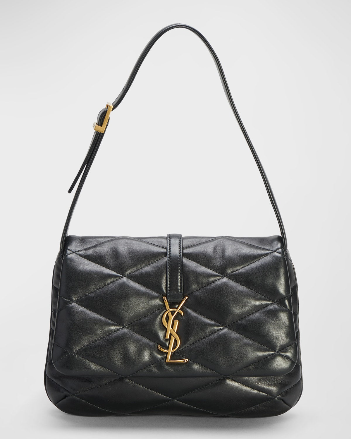 Saint Laurent Le 57 Flap YSL Shoulder Bag in Quilted Leather