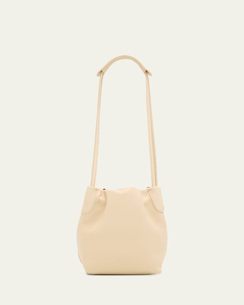 Bale Micro Softy Leather Top-Handle Bucket Bag